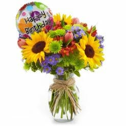 Happy Birthday Sunflower Bouquet